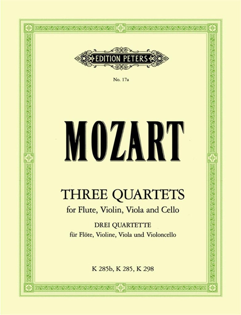 3 Quartets K285, K298, K285b